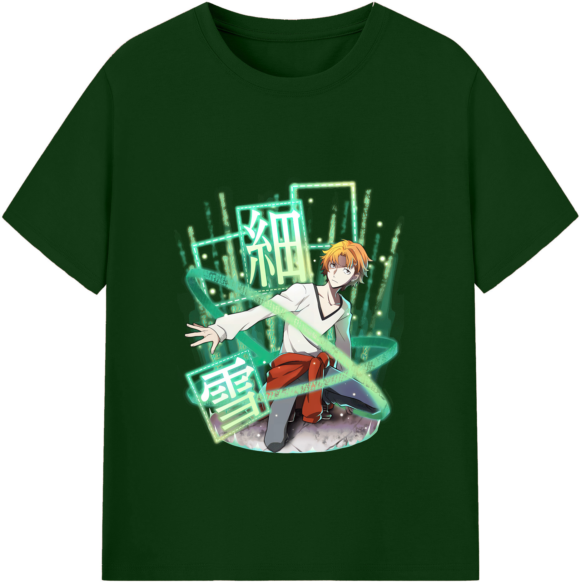 （画像用） 文豪ストレイドッグス Bungo Stray Dogs 綿100％半袖Tシャツ（フロントプリント）